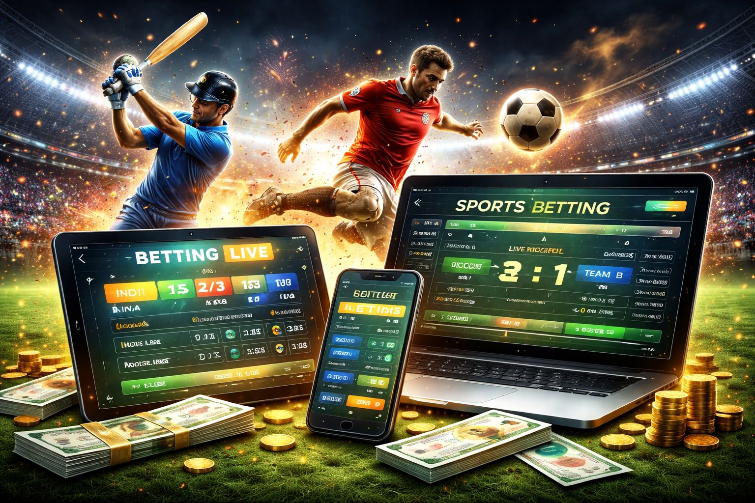 Football, Cricket, And Popular Sports Ready For Pre-Match Or Live Bets